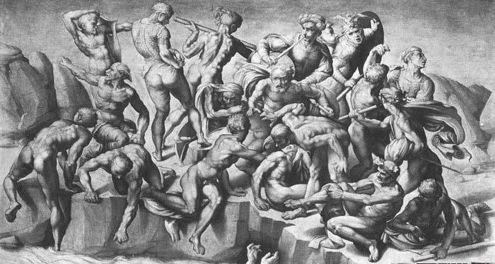 Michelangelo Buonarroti Battle of Cascina china oil painting image